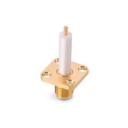 1 pcs : 60312422114522 - RF Connectors / Coaxial Connectors WR-SMA 15mm 4-HOLE FLG STRAGHT RND POST