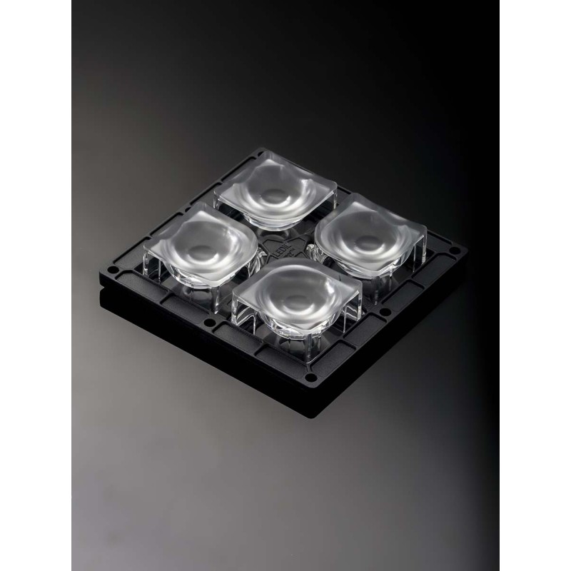 1 pcs - Ledil FP16310_HB-2X2MXS-M, HighBay Series 4-Way LED Lens, 30 ° Wide Beam