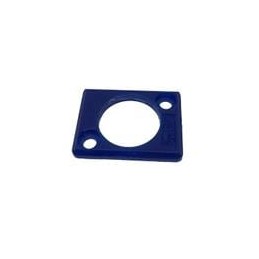 1 pcs : TYEF04 - XLR Connectors MINI XLR ESCUTCHEON COVER BLUE