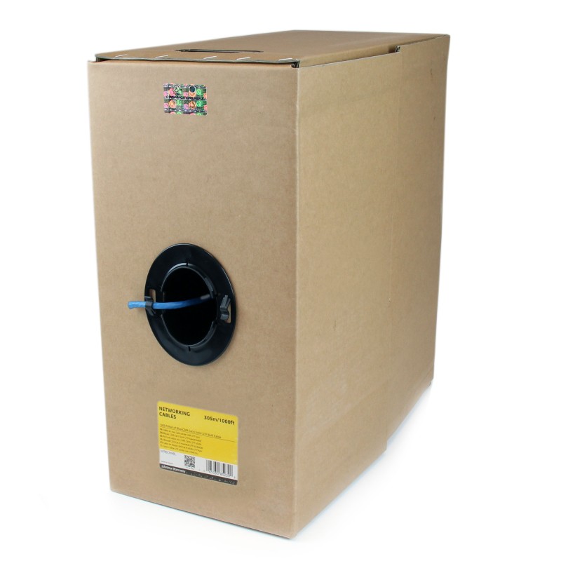 1 pcs - Startech Cat6 Ethernet Cable, U/UTP, Blue PVC Sheath, 305m, CMR Rated