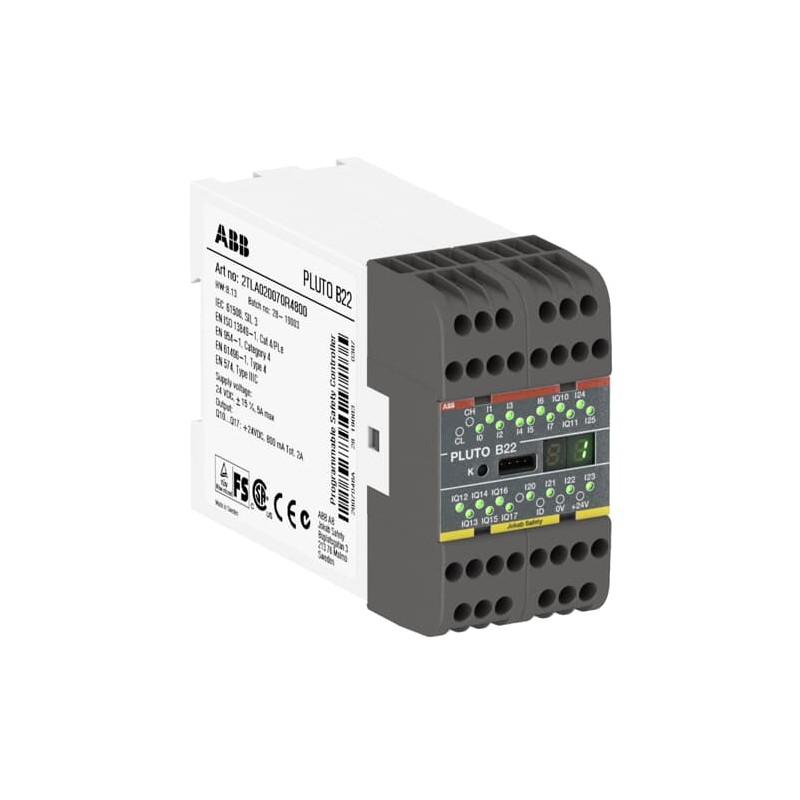 1 pcs - ABB 2TLA Series Safety Module for Use with ACS 400, Fail Safe
