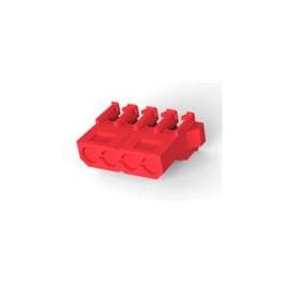 1 pcs : 770156-2 - Pin & Socket Connectors 4 CKT IDC RED