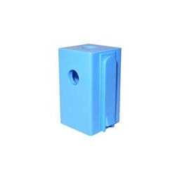 1 pcs : 75LOKWNGBLU-R-BK - Heavy Duty Power Connectors LOCKING PP75 BLUE MT WING RND HOLE -BULK