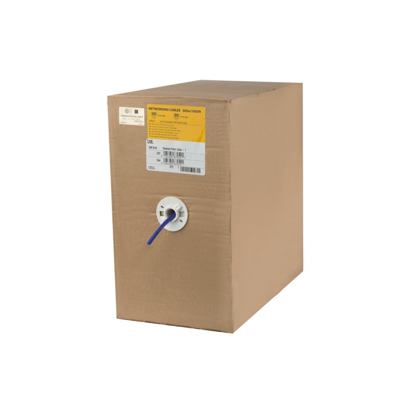 1 pcs - Startech Cat6 Ethernet Cable, U/UTP, Blue PVC Sheath, 305m, CM Rated