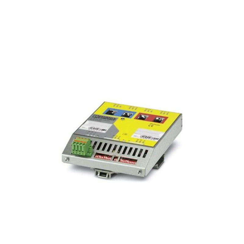 1 pcs - Phoenix Contact FL PN/PN SDIO-2TX/2TX Series I/O Unit for Use with PROFINET Systems