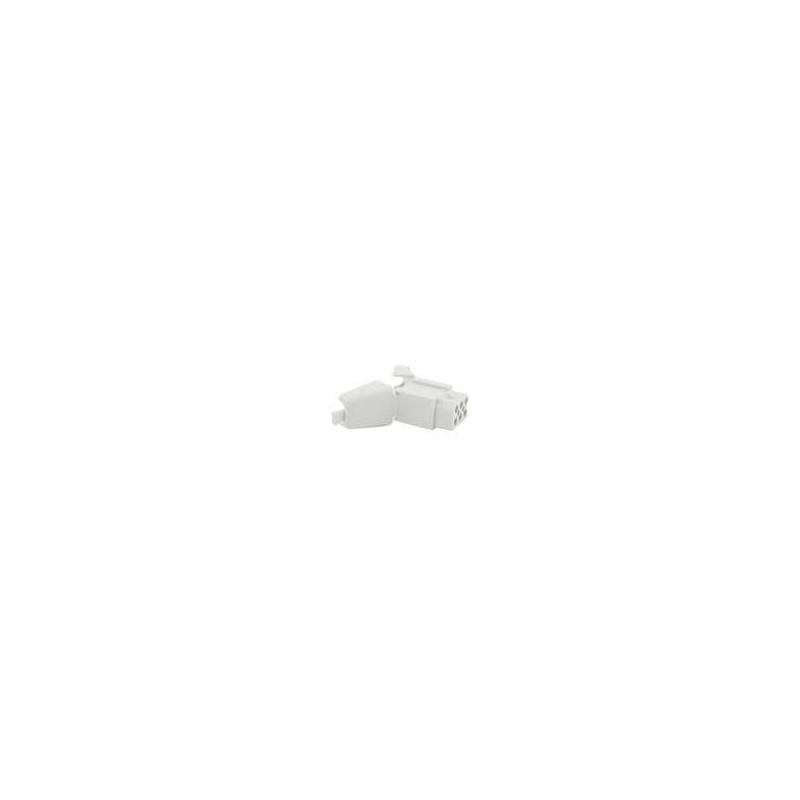 1 pcs : SMS6RDH3 - Headers & Wire Housings 6P QIKMATE RECEPT STRAIN RELIEF HOOD