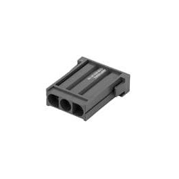 1 pcs : C146 B03 501 E8 - Heavy Duty Power Connectors Socket modul 3pol coax