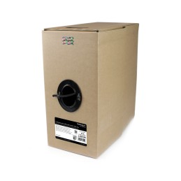 1 pcs - Startech Cat6 Ethernet Cable, Black PVC Sheath, 305m, CMR Rated