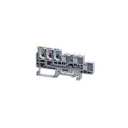 1 pcs : CP3LG2.5(I.S) - DIN Rail Terminal Blocks DIN Term Blk, Push-In, Triple Level