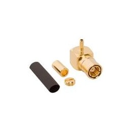 1 pcs : 142195 - RF Connectors / Coaxial Connectors SMB R/A PLUG 178/ 196U 50 OHM GOLD