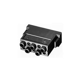 1 pcs : C146-D10-001-E8 - Heavy Duty Power Connectors 10 Pole Pin Module Heavy Mate