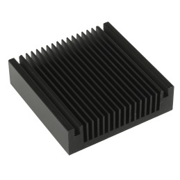 1 pcs - Heatsink, Universal Square Alu, 2K/W, 60 x 60 x 16mm