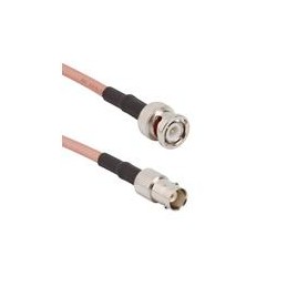 1 pcs : 095-850-267M025 - RF Cable Assemblies BNC Str Pl to BNC Str Jk RG-316 250mm