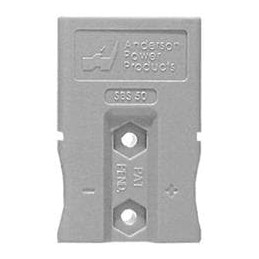 1 pcs : SBS50GRA-BK - Heavy Duty Power Connectors SBS50 2P HOUSING ONLY, GRAY - BULK