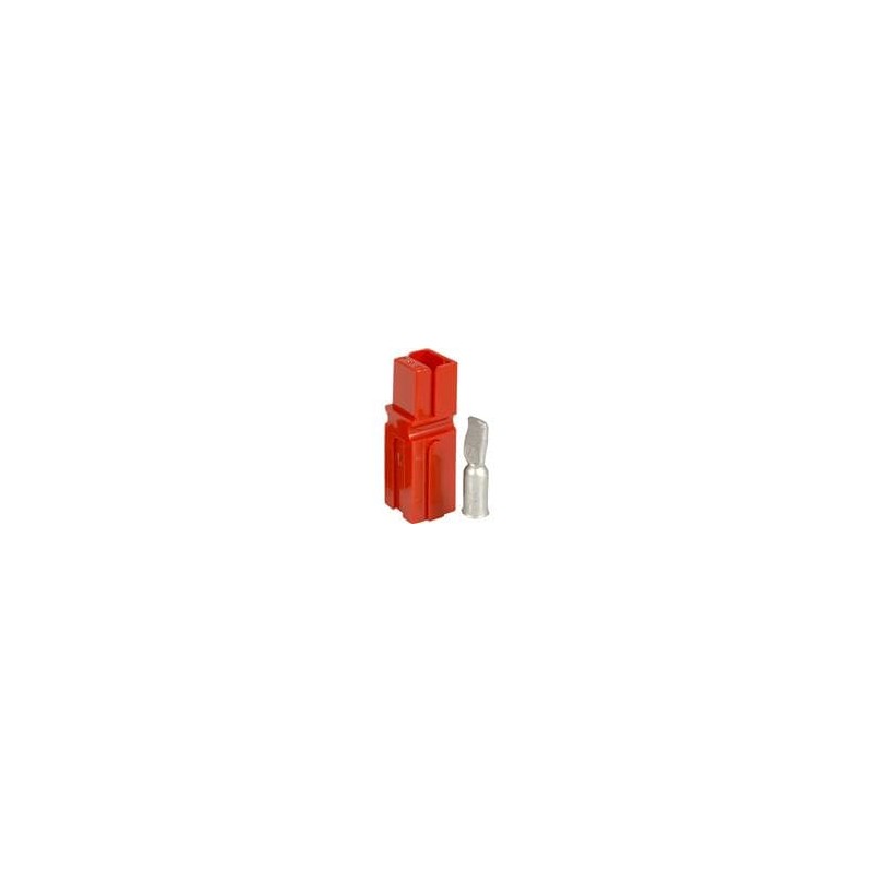 1 pcs : 1300G3 - Heavy Duty Power Connectors PP75 RED 6 AWG W/ 6 AWG 75A CONT