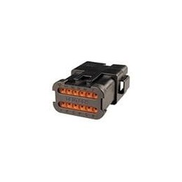 1 pcs : DT04-12PB-BE02 - Automotive Connectors DT RECP ASM