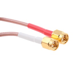 1 pcs - Times Microwave Male SMA to Male SMA Coaxial Cable, 1m, RG316 Coaxial, Terminated