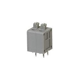 1 pcs : TBL006V-500-02GY-2GY - Fixed Terminal Blocks Terminal block, screwless, 5.00, Vertical, 2, Gray w Gray Button
