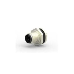 1 pcs : T4140012041-000 - Circular Metric Connectors M12,REAR MOUNT, MALE,A CODE,4P
