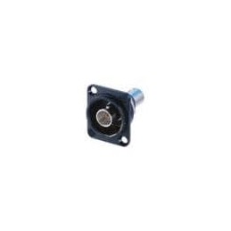 1 pcs : NBB75DFIB - RF Connectors / Coaxial Connectors Recp D isolated feedthrough black