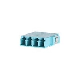1 pcs : 106123-3300 - Fibre Optic Connectors LC QUAD AQUA MTL SN QUAD AQUA MTL SNAP
