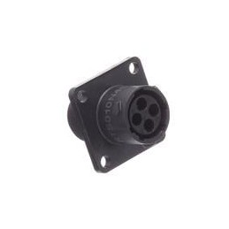 1 pcs : RTS010N4S03 - Standard Circular Connector RCP SQ FL 4POS SZ 10 SCKT SEAL