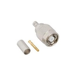 1 pcs : 122410RP - RF Connectors / Coaxial Connectors Str Crimp Pl for LMR-200, RP