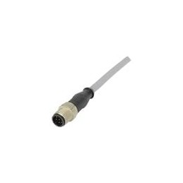 1 pcs : 21348400882010 - Sensor Cables / Actuator Cables M12-A 8PIN MALE STRT SINGLE END 1.0M PVC