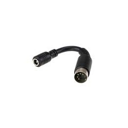 1 pcs : DC PLUG-P1J-R1B - DC Power Connectors Change 2.1x5.5x11 to 5 Pin Din DC Plug