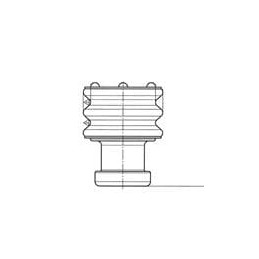 1 pcs : 7158303340 - Automotive Connectors SINGLE WIRE SEAL LT GRY