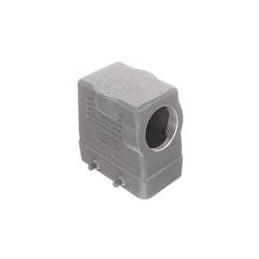 1 pcs : T1230100132-100 - Heavy Duty Power Connectors Hood Inside Outside M32 Side Entry