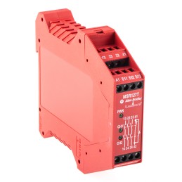 1 pcs - Rockwell Automation Dual-Channel Light Beam/Curtain Safety Relay, 24V ac/dc, 3 Safety Contacts