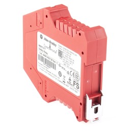 1 pcs - Rockwell Automation Dual-Channel Light Beam/Curtain Safety Relay, 24V ac/dc, 3 Safety Contacts