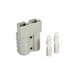 1 pcs : 6319 - Heavy Duty Power Connectors SB50 GRAY 6 AWG 2TERMINAL1PORT