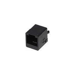 1 pcs : 42410-6314 - Modular Connectors / Ethernet Connectors VERT 6/4 RJ-11 flangeless stand pro