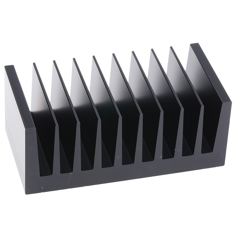 1 pcs - Heatsink, Universal Rectangular Alu, 1.75K/W, 50 x 100 x 40mm