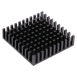 1 pcs - Heatsink, Universal Square Alu, 13.8K/W, 40 x 40 x 10mm, Adhesive Foil, Conductive Foil