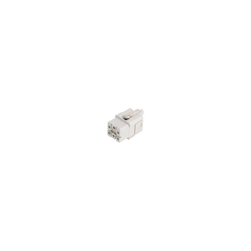 1 pcs : C14610B00550012 - Heavy Duty Power Connectors Female insert 5 pole