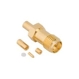 1 pcs : 901-10774 - RF Connectors / Coaxial Connectors RPSMA ST CBL-JCK F/H CRM