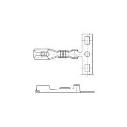 1 pcs : 71161055 - Automotive Connectors TERM PA FEM 3.0MM UNSLD