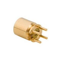 1 pcs : SMP-MSLD-PCS-2 - RF Connectors / Coaxial Connectors SMP Strgt PCB Jack Limited Detent