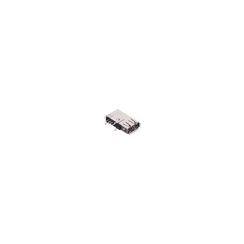 1 pcs : GSB191217FHR - USB Connectors USB 2.0 STANDARD A, UPRIGHT DIP