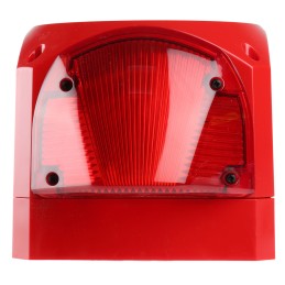 1 pcs - Klaxon Nexus Series Red Sounder Beacon, 110 V ac, 230 V ac, Wall Mount, 120dB at 1 Metre