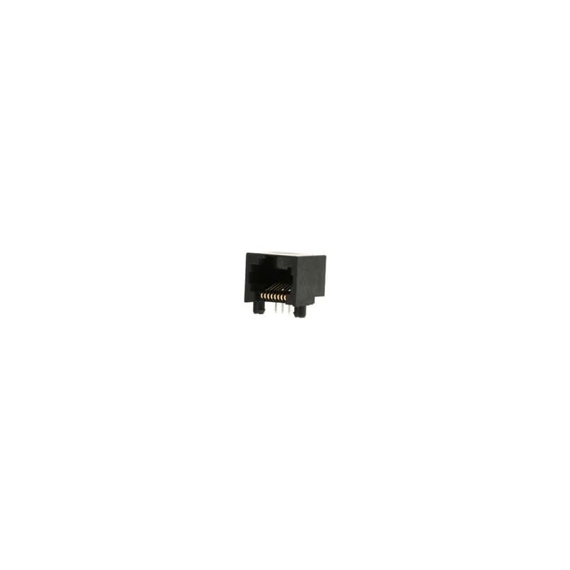 1 pcs : 43860-0001 - Modular Connectors / Ethernet Connectors RA 8/8 INVERTED RJ45 low profile