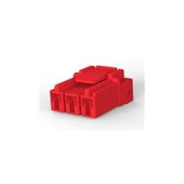 1 pcs : 1747995-2 - Power to the Board GHC EYELET 6.2 3POS PLUG HOUSING RED