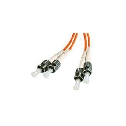 1 pcs : STST-6DTP010 - Fibre Optic Cable Assemblies Fiber Optic Dplx OM1 Multimode ST/ST 1M