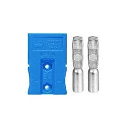 1 pcs : SBS50BLU6 - Heavy Duty Power Connectors SBS50 2P HSNG BLUE W/ 50A 6 AWG CONT