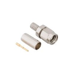 1 pcs : 901-10848 - RF Connectors / Coaxial Connectors SMA ST CBL-PLG F/H CRM