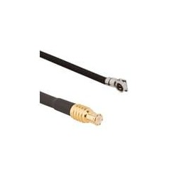 1 pcs : 095-900-562-300 - RF Cable Assemblies AMC4 Right Angle Plug to MCX Straight Plug 1.13 mm 50 Ohm 300 mm (11.8 Inches)