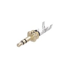 1 pcs : KS3P-AU - Phone Connectors STEREO PHONE PLUG AU CONTACTS, 3.5MM